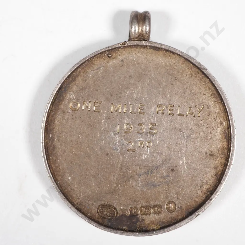 1935 Kent County AAA Championship Sterling Silver Enamelled Prize Medal  Image 1++