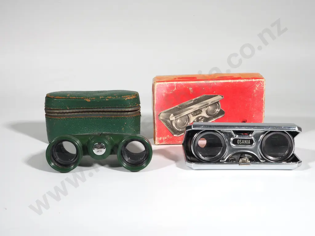 Vintage Folding Opera Glasses and Cased Constellation Opera Glasses Image 1++