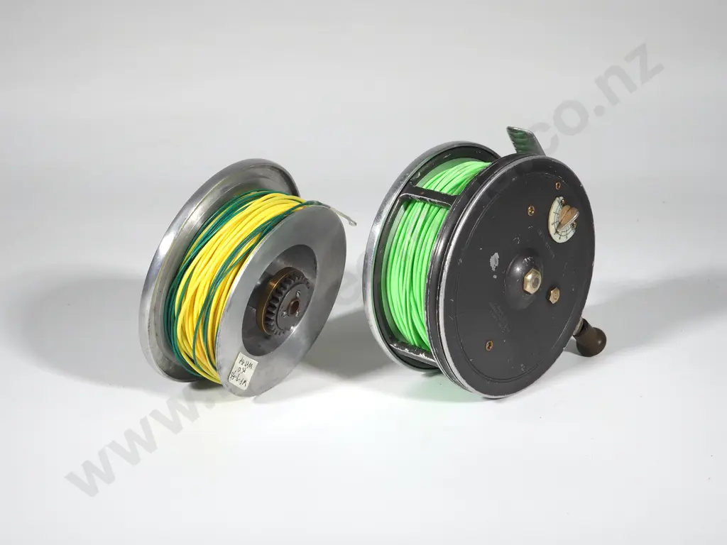 Vintage Hardy Bros Fly Fishing Reel & Spare Spool Image 1++