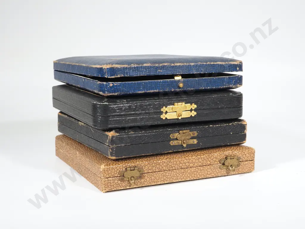 Two Cased Unmatched Sets of Silver Plate Dessert Forks  & Two Cased Sets of Silver Plate Teaspoons Image 1++