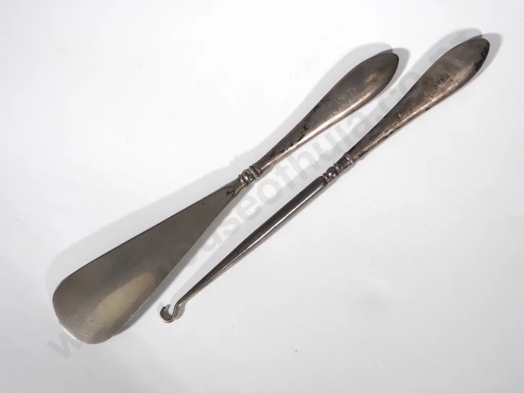 Sterling Silver  Boot Hook & One Shoe Horn Image 1++