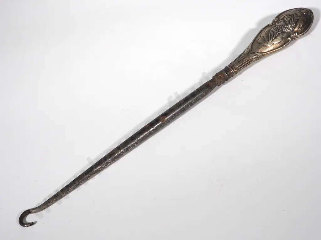 Sterling Silver Handled Boot Hook  Image 1++