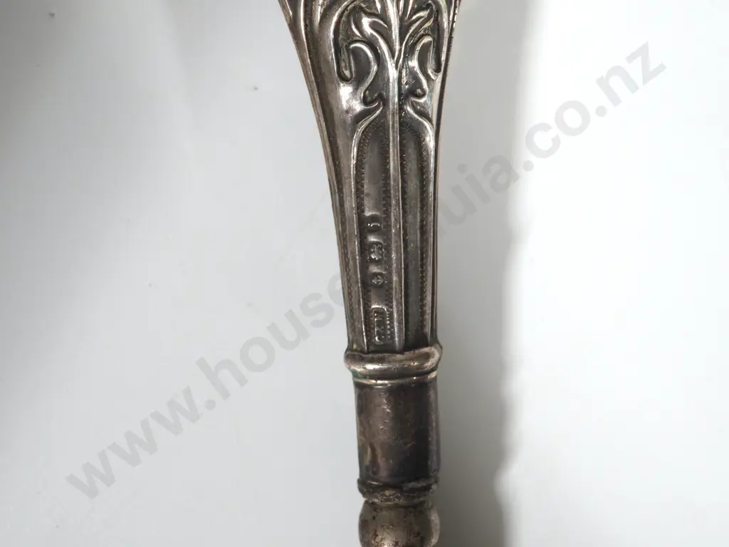 Sterling Silver Boot Hook w Scottish Thistle Finial Image 1++