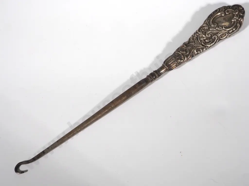 Sterling Silver Handled Boot Hook A/F Image 1++