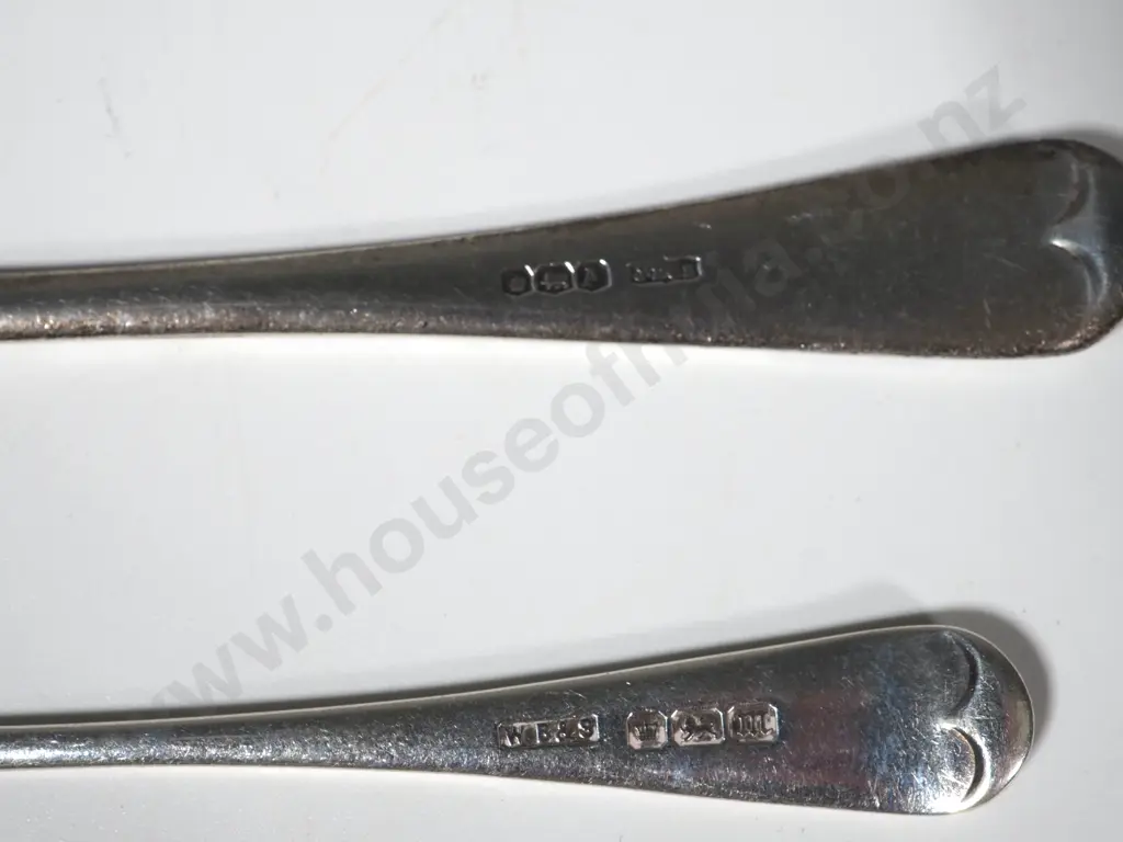 Two Sterling Silver Teaspoons Image 1++