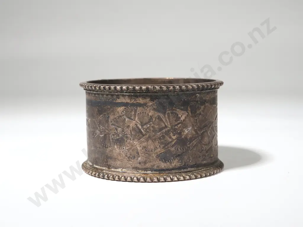 Sterling Silver Napkin Rings Image 1++