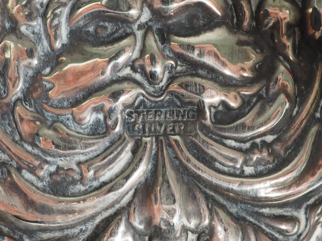 Antique Sterling Silver Dressing Table Set  Image 1++