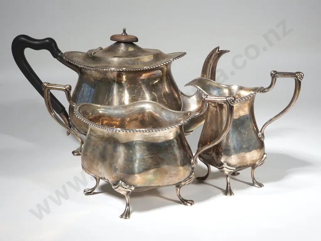 Sterling Silver Tea Set Image 1++