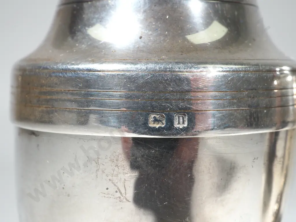 Pair of Sterling Silver Pepper Shakers Image 1++