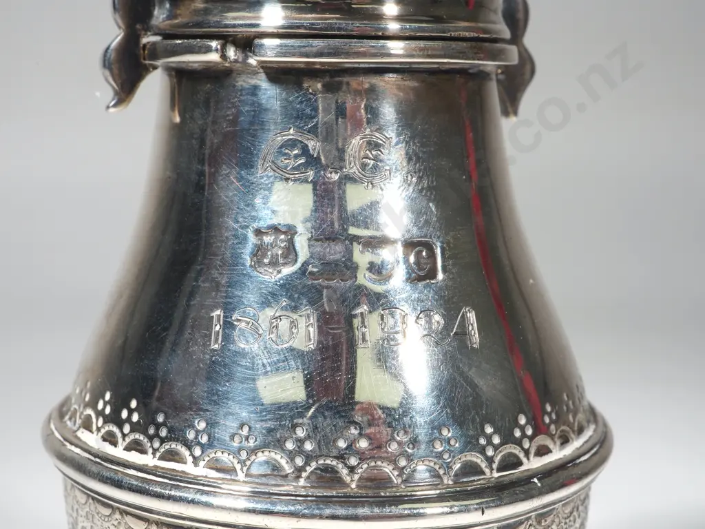 Sterling Silver Sugar Sifter London. Inscribed. Image 1++