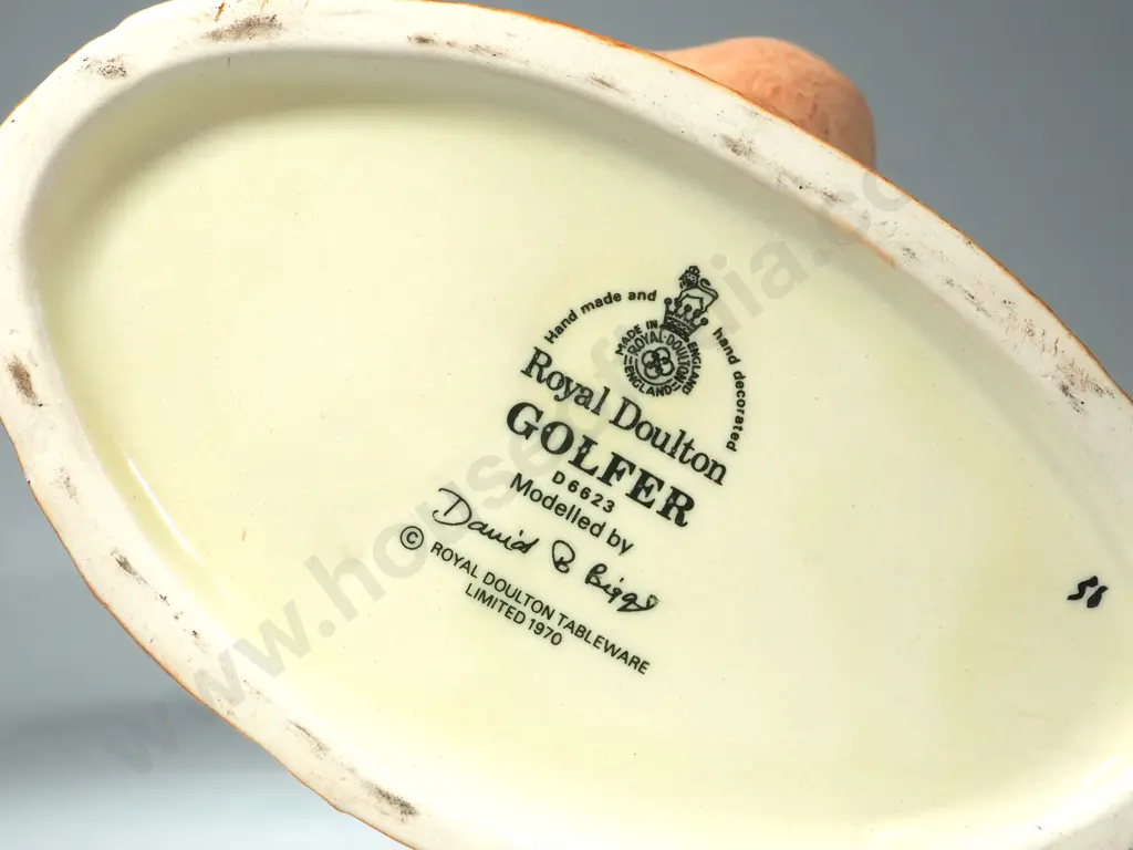 Royal Doulton Large Character Jug "The Golfer" D6623 Image 1++