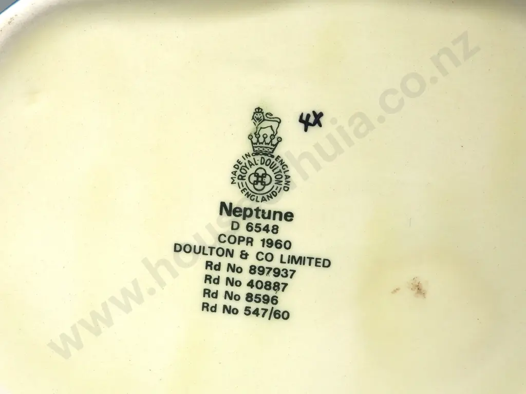 Royal Doulton Large Character Jug "Neptune" D 6548 Image 1++