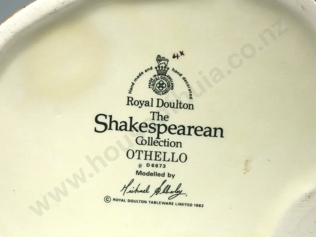 Royal Doulton Large Character Jug "Othello" from the Shakespearean Collection Image 1++