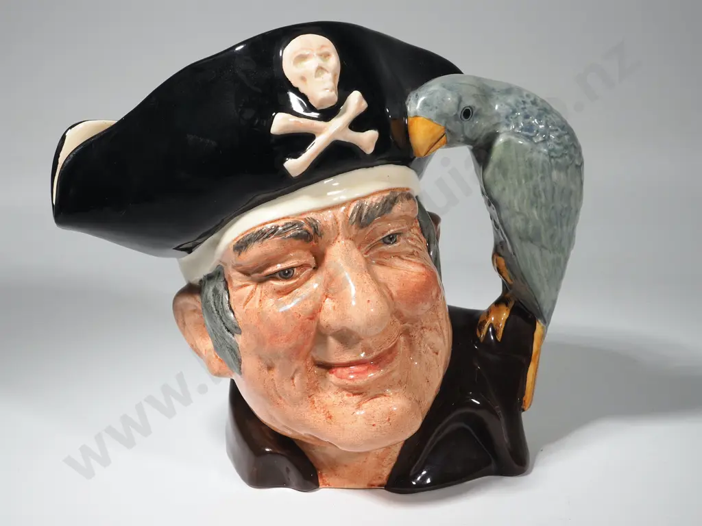 Royal Doulton Large Character Jug "Long John Silver" D6335 Image 1++