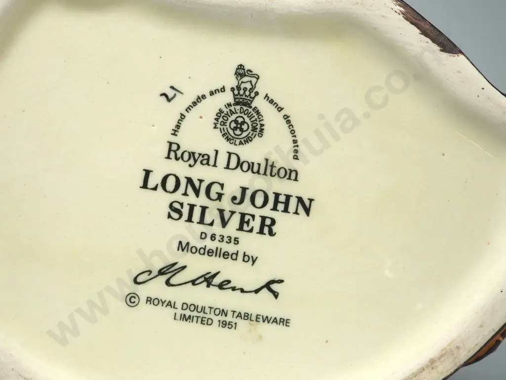 Royal Doulton Large Character Jug "Long John Silver" D6335 Image 1++