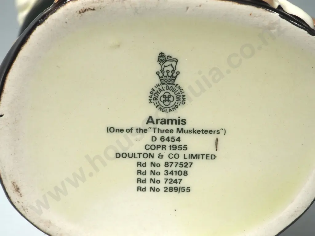 Royal Doulton  Character Jug "Aramis" D6454 Image 1++