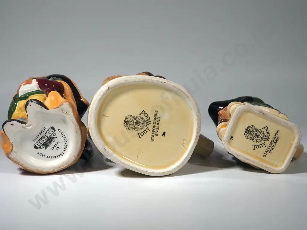 Three English Made Toby Jugs  Image 1++