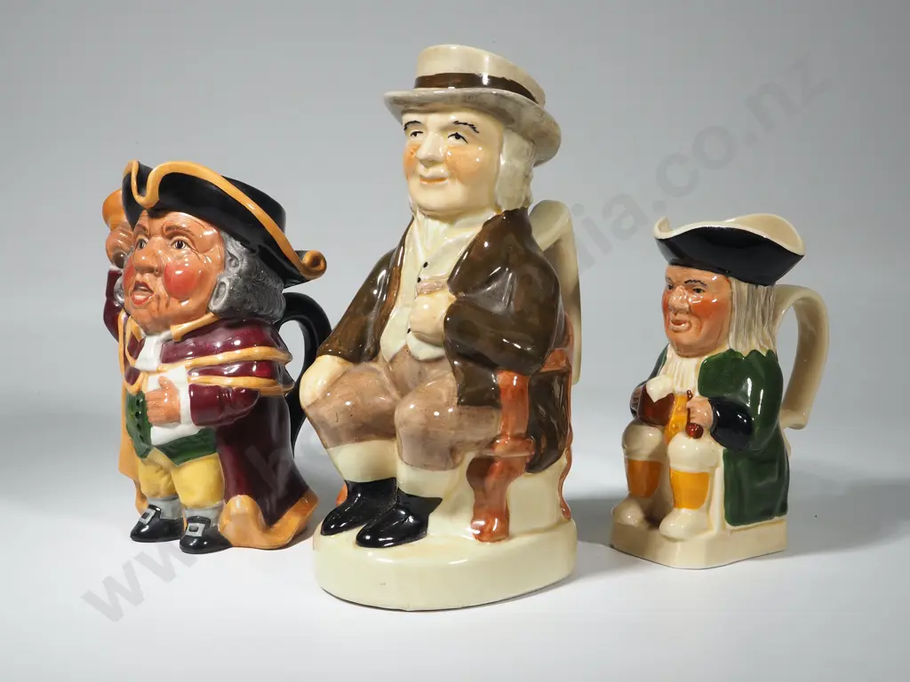 Three English Made Toby Jugs  Image 1++
