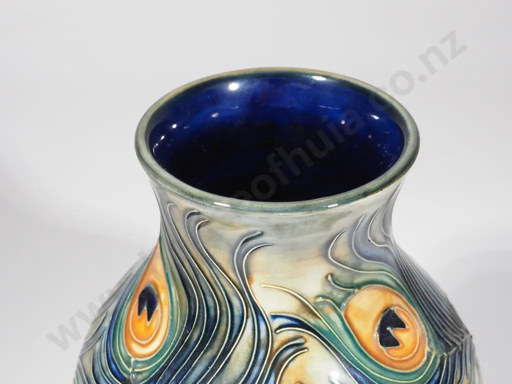 Moorcroft "Phoenix" Vase Designed by Rachel Bishop Signed and Dated 15.9.97. Hgt 160mm Image 1++