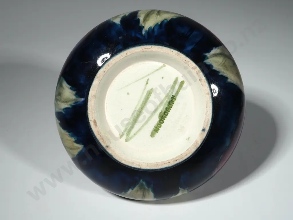 Moorcroft Vase in the Pansy Pattern. Hgt 90mm Image 1++