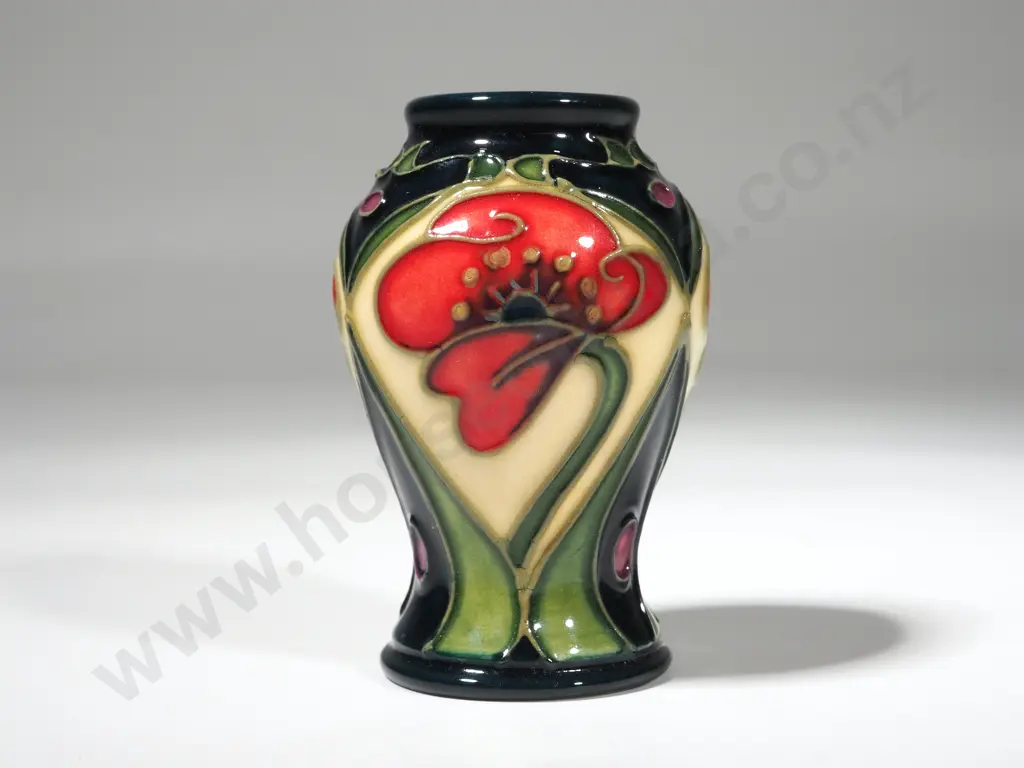 Miniature Moorcroft Vase Lord of Leith Down 2010 Hgt 55mm Image 1++