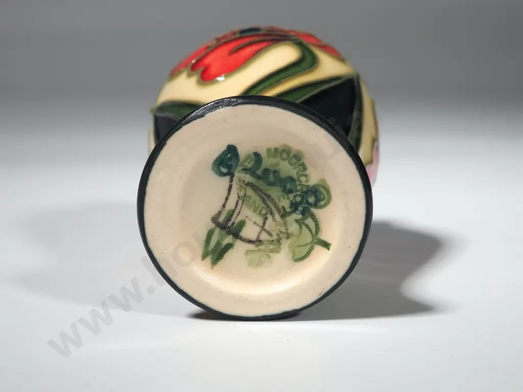 Miniature Moorcroft Vase Lord of Leith Down 2010 Hgt 55mm Image 1++