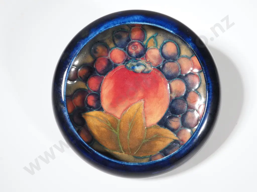 Moorcroftt Dish in the Pomegranate Pattern Image 1++