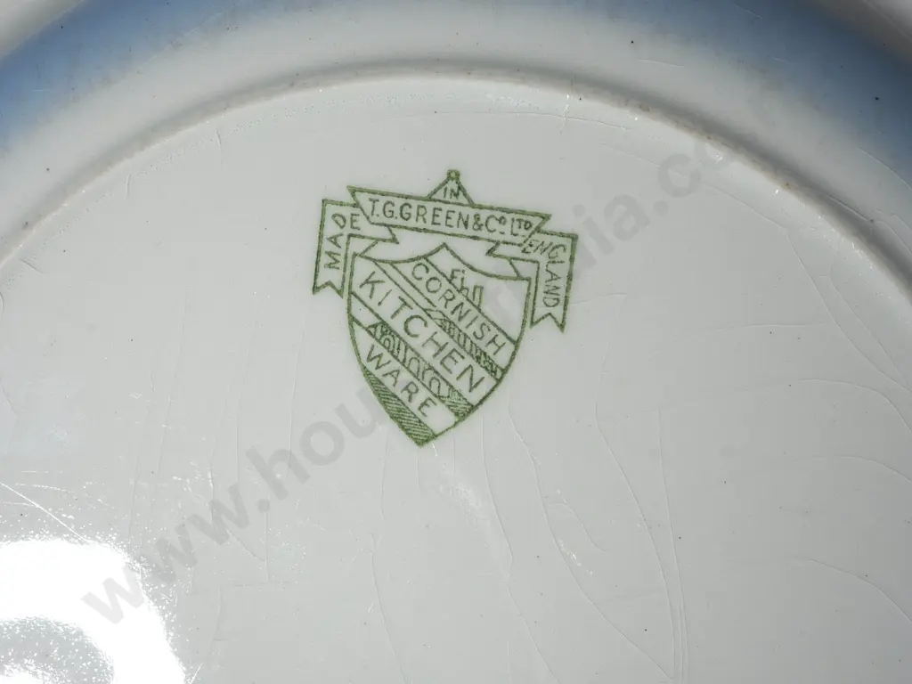 Blue Cornishware: Two Plates 23.5mm; Two Plates 36mm. Image 1++