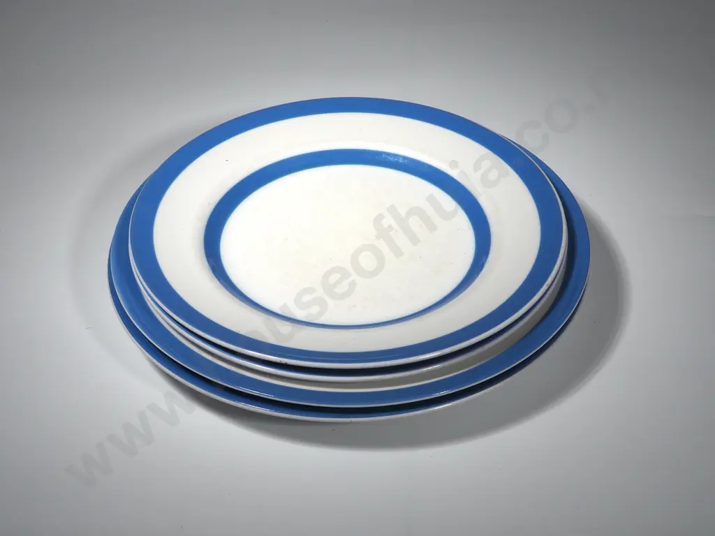 Blue Cornishware: Two Plates 23.5mm; Two Plates 36mm. Image 1++