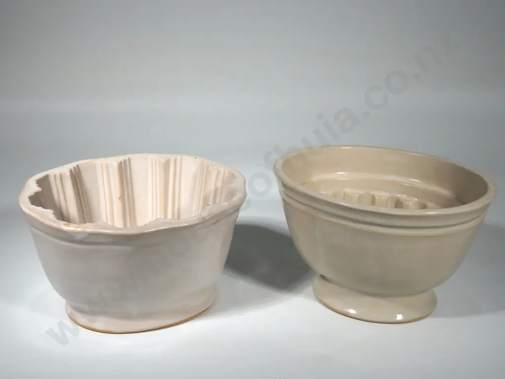 Two Stoneware Jelly Moulds Image 1++