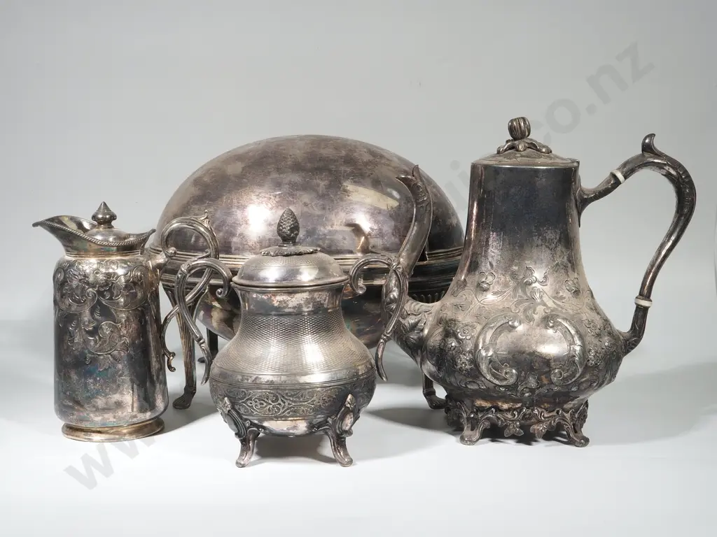 Lot of Assorted Silver Plate Items Image 1++
