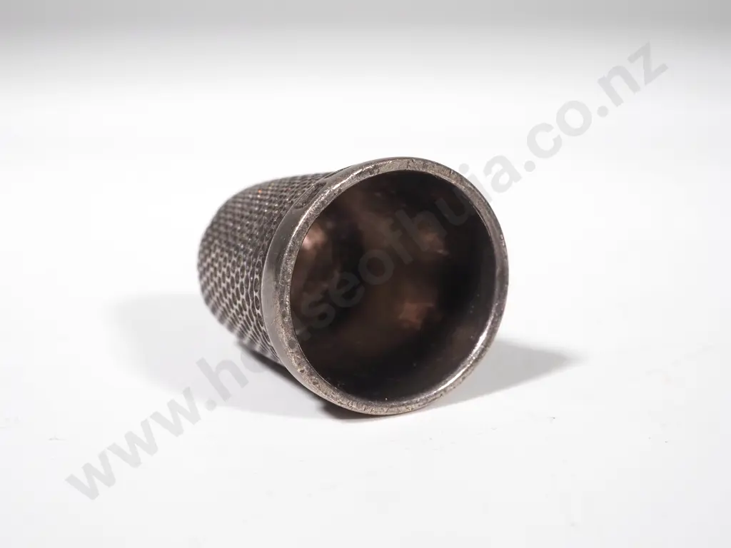 Sterling Silver Thimble - Maker: Henry Griffith & Son - 1897 Hallmark Image 1++