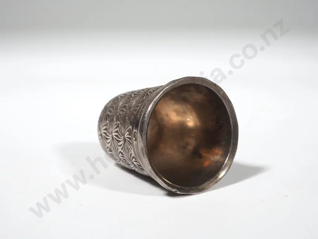 Sterling Silver Thimble Charles Horner - Chester 1900 Image 1++