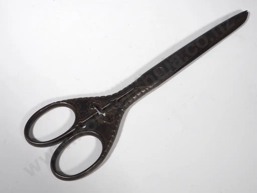 Ornate Antique Steel Scissors  Image 1++