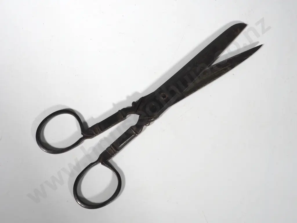 Antique Steel Wills & Sons Hand Forged Scissors Image 1++