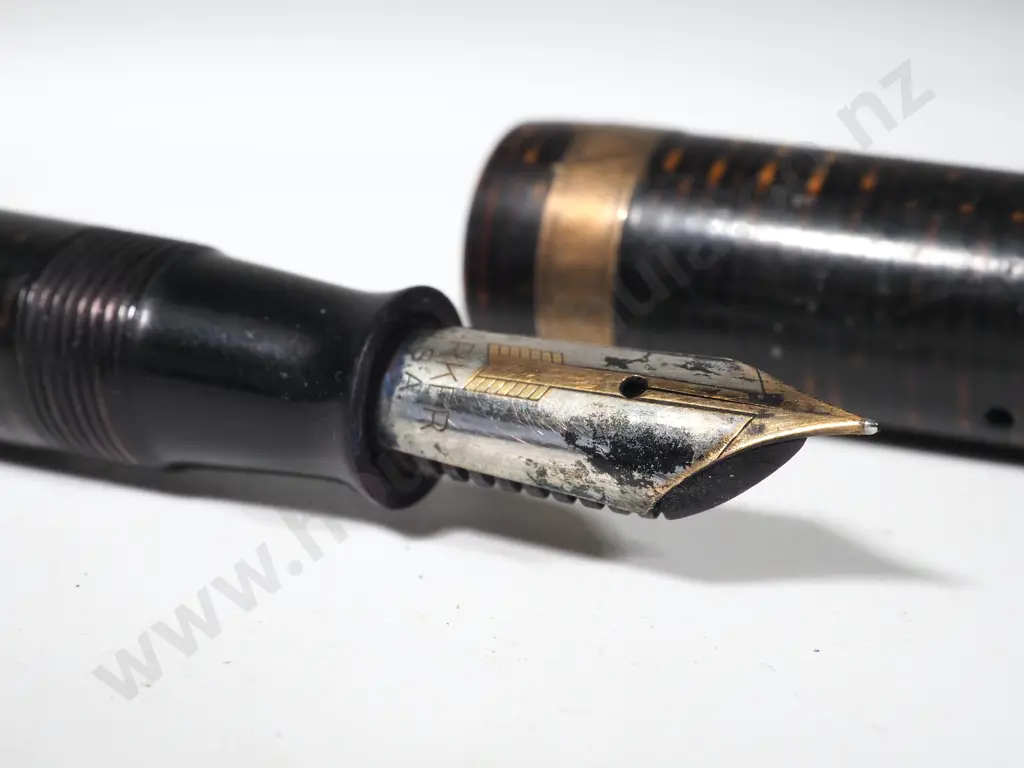 One Unboxed Vintage Parker Stewart Fountain Pen Image 1++