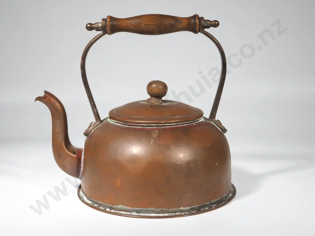 Antique Copper Kettle Image 1++
