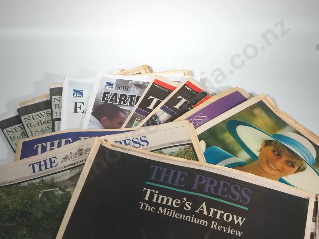 Lot of Commemorative Christchurch Newspapers: The Press - Earthquake/2000/Royal Family Image 1++