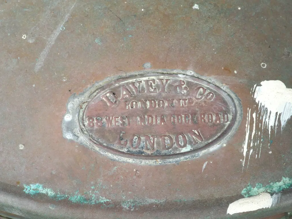 Antique Davey & Co Copper  Ships Lantern  (Converted to Electricity but no longer working) Image 1++