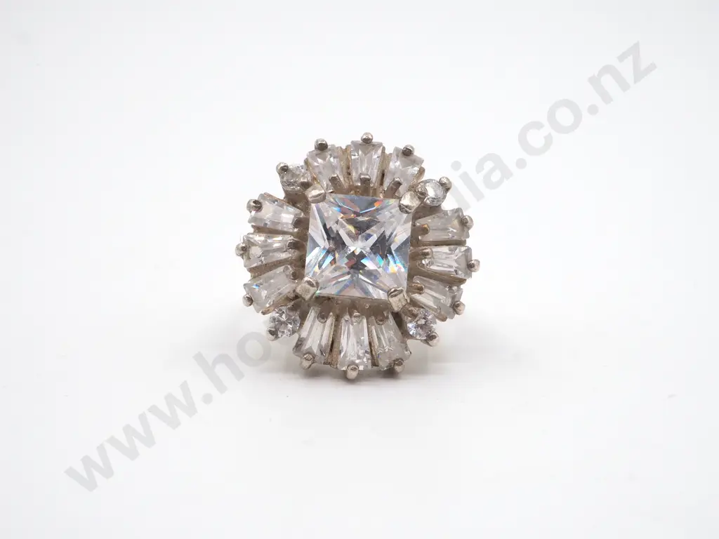 Sterling Silver "Bling" Ring Image 1++