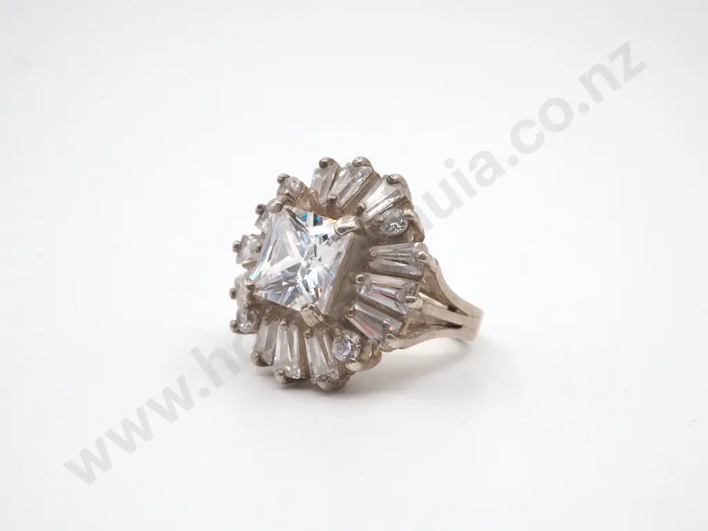Sterling Silver "Bling" Ring Image 1++