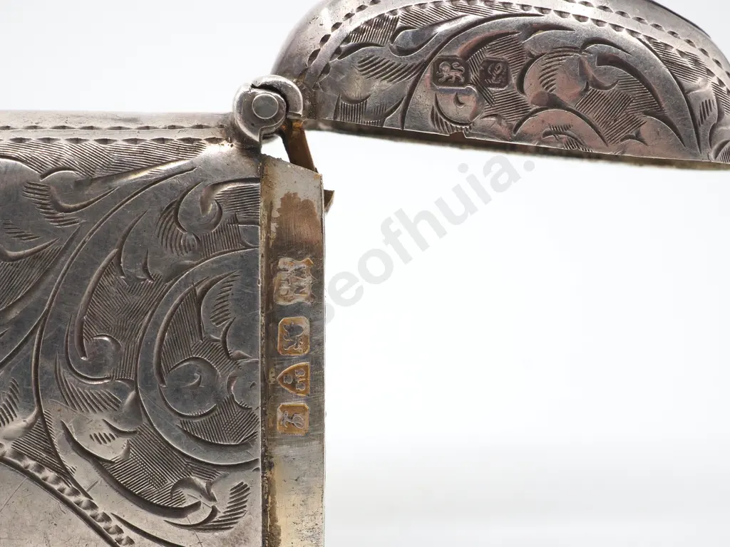 Sterling Silver Vesta /Sovereign Case A/F (Missing Sovereign Case Lid) Image 1++