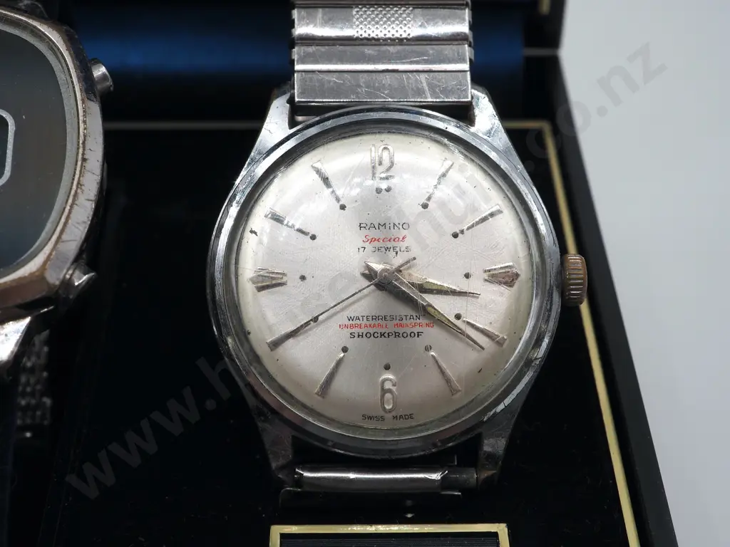 Boxed Quartz Seiko Gentlemens Wristwatch & Ramino Flexi Strap Wristwatch Image 1++
