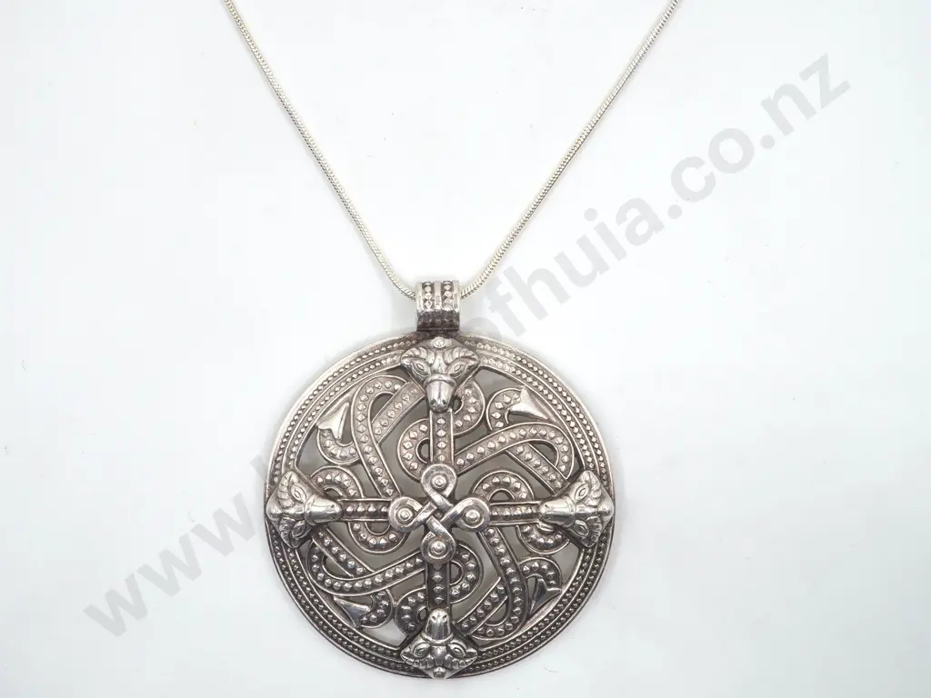 Sterling Silver Necklace & Pendant  Image 1++