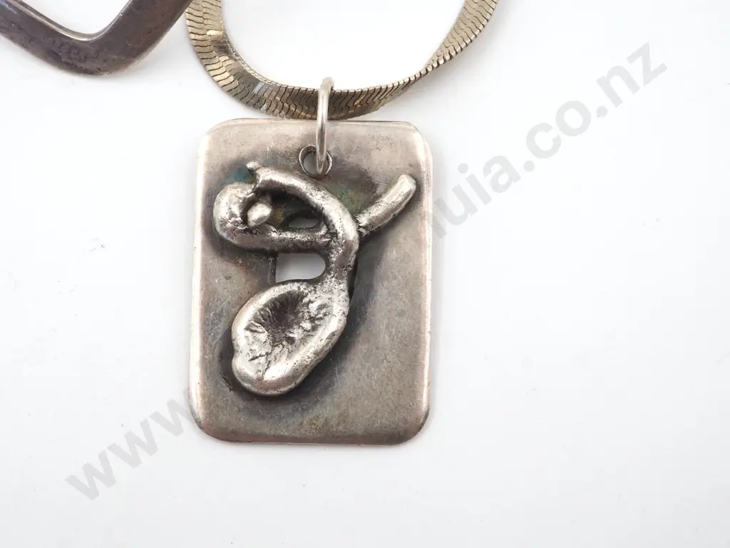 Sterling Silver Collar & Sterling Silver Necklace Image 1++