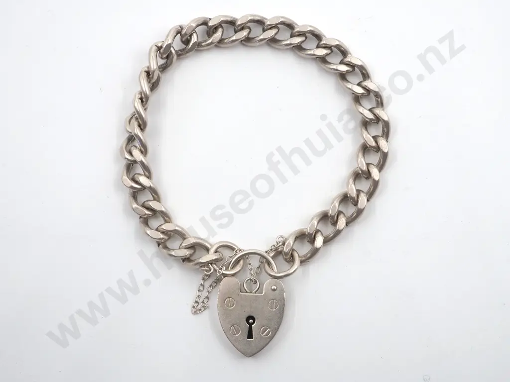 Sterling Silver Curb Link Bracelet Image 1++