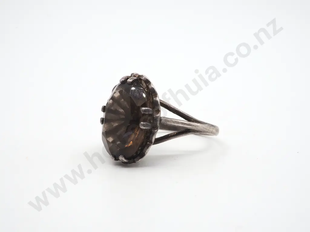 Sterling Silver Topaz Ring Image 1++