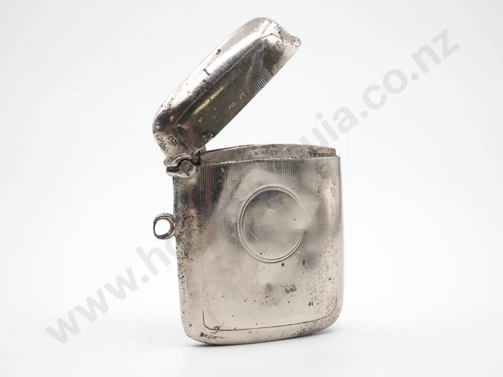 Antique Sterling Silver English Hallmarked Vesta Case Image 1++