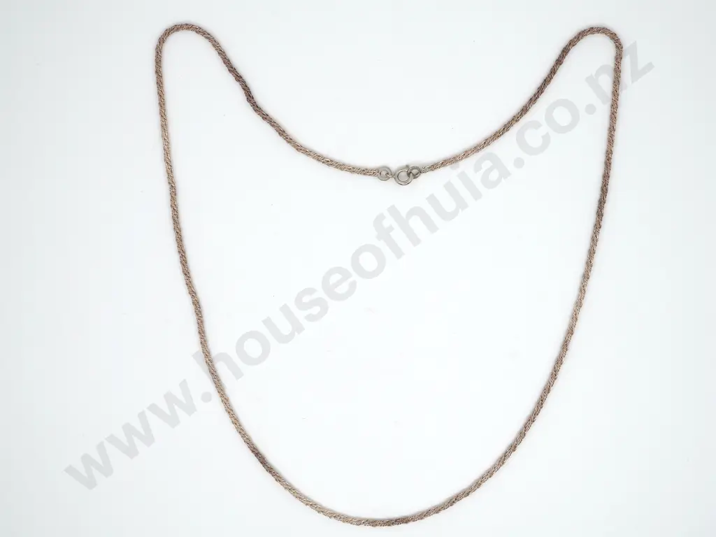 Ornate Sterling Silver Fancy Link Necklace Image 1++