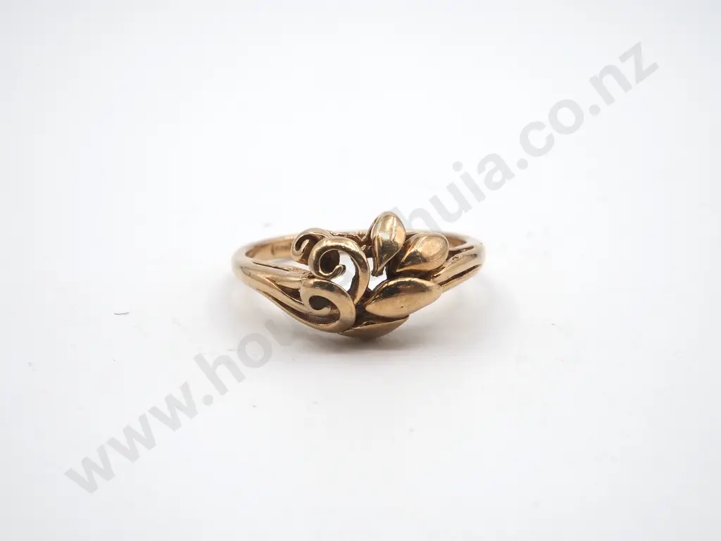 Sterling Silver Gold Plate Ring Image 1++